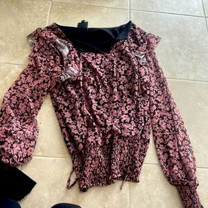Floral long sleeve